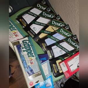 Golf Gripper Glove Lot Assorted Size New And Used